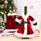 Velvet Dress Christmas wine bottle cover
