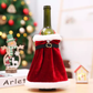 Velvet Dress Christmas wine bottle cover