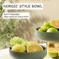 Ceramic fruit bowl decorative table ware