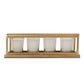 4 Votive Candle Stand with 4 Scented Votive Candle-white