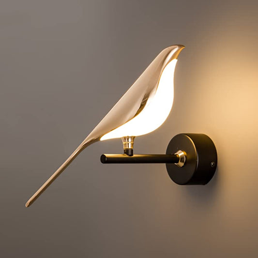 Bird Modern Metal Wall Light for Drawing Room