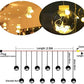 12 Double Frame Ball Curtain Lights | Warm White LED