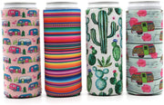 4-Pack Neoprene Insulated Can Cooler 12oz