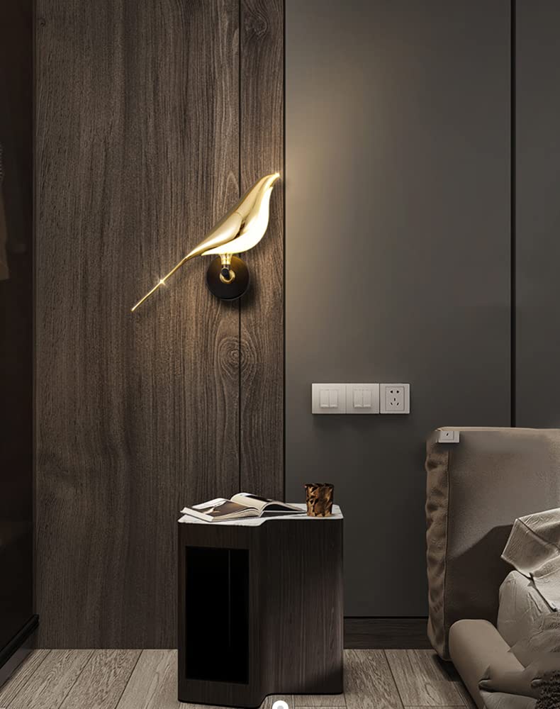 Bird Modern Metal Wall Light