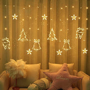 Christmas LED Window Curtain String Lights