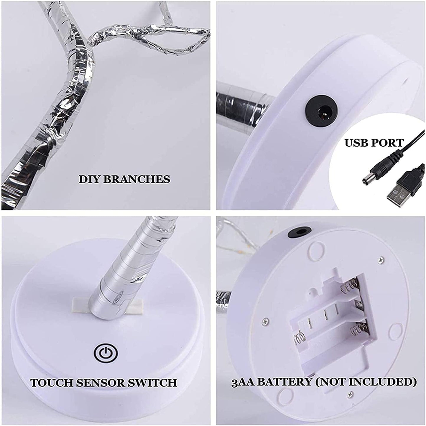 Cherry Blossom Tree Light with Multi-function Remote Control