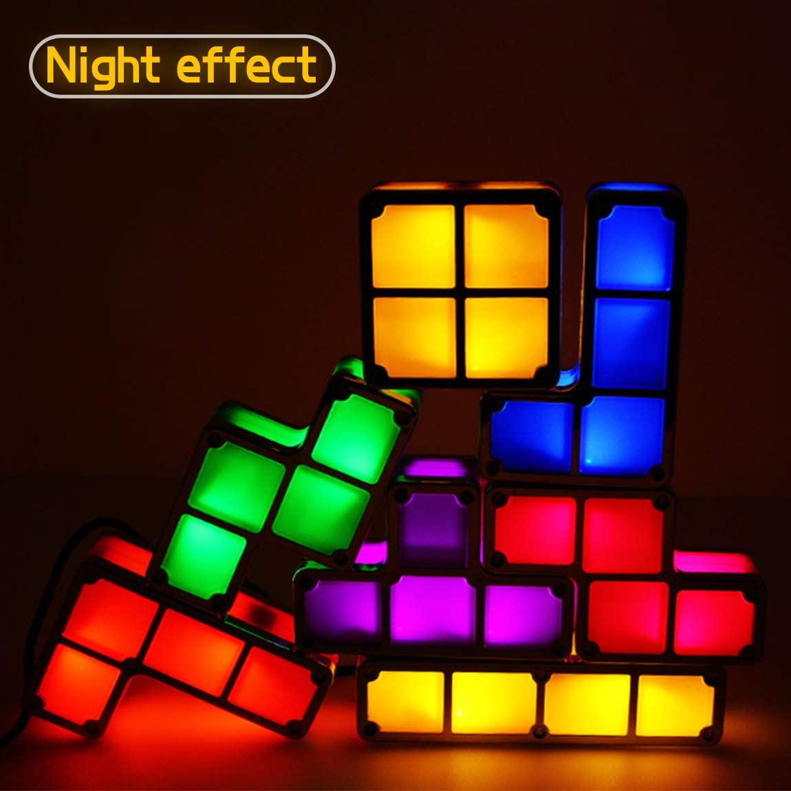 DIY Tetris Puzzle Light Stackable LED LAMP – Coral Tree