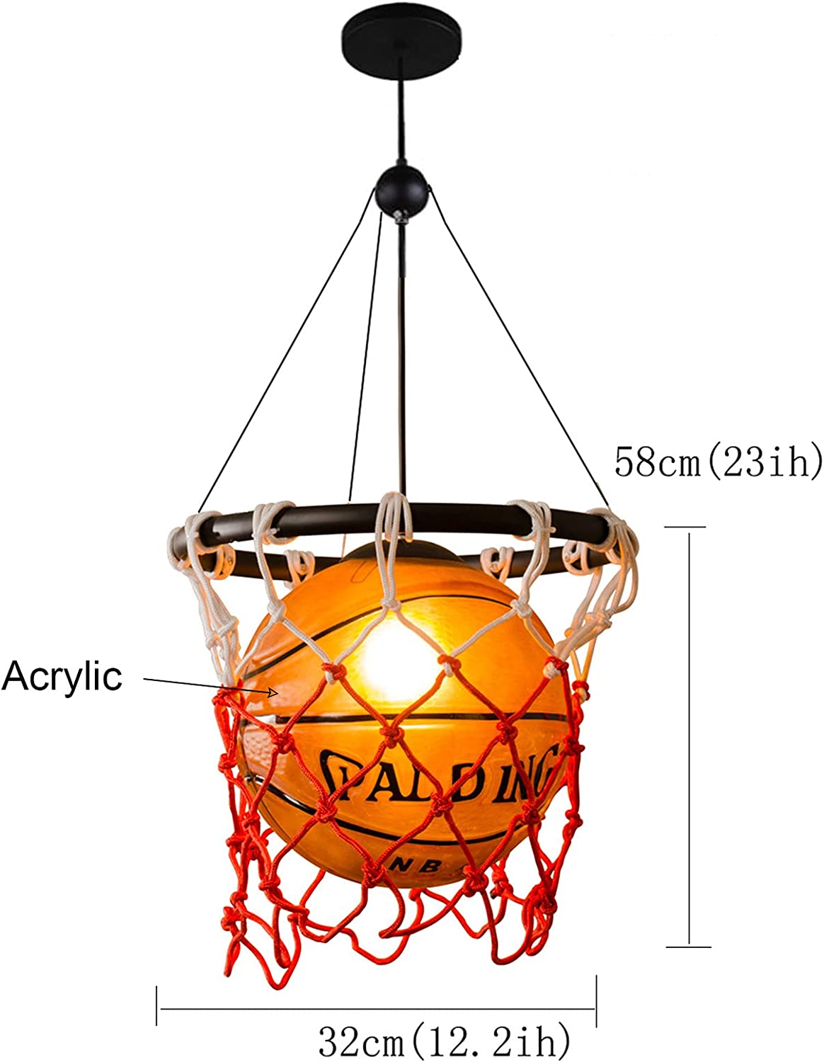 Chandelier Ceiling Pendant Light Basketball Lighting