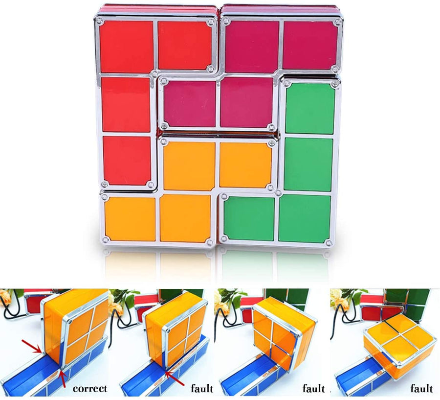 DIY Tetris Puzzle Light Stackable LED Lamp