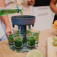 6 Shot Glass Dispenser and Holder - Coral Tree 