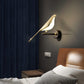 Bird Modern Metal Wall Light for Drawing Room
