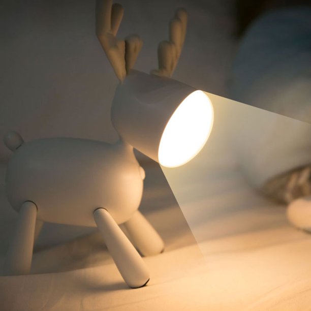 Silicone Deer-Style LED Night Lamp
