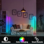 Corner Vertical Floor Lamps with App-Based Control System