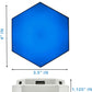 Multicolor Hexagonal Wall Modular Touch Sensitive Lights (Pack of 6) - Coral Tree 
