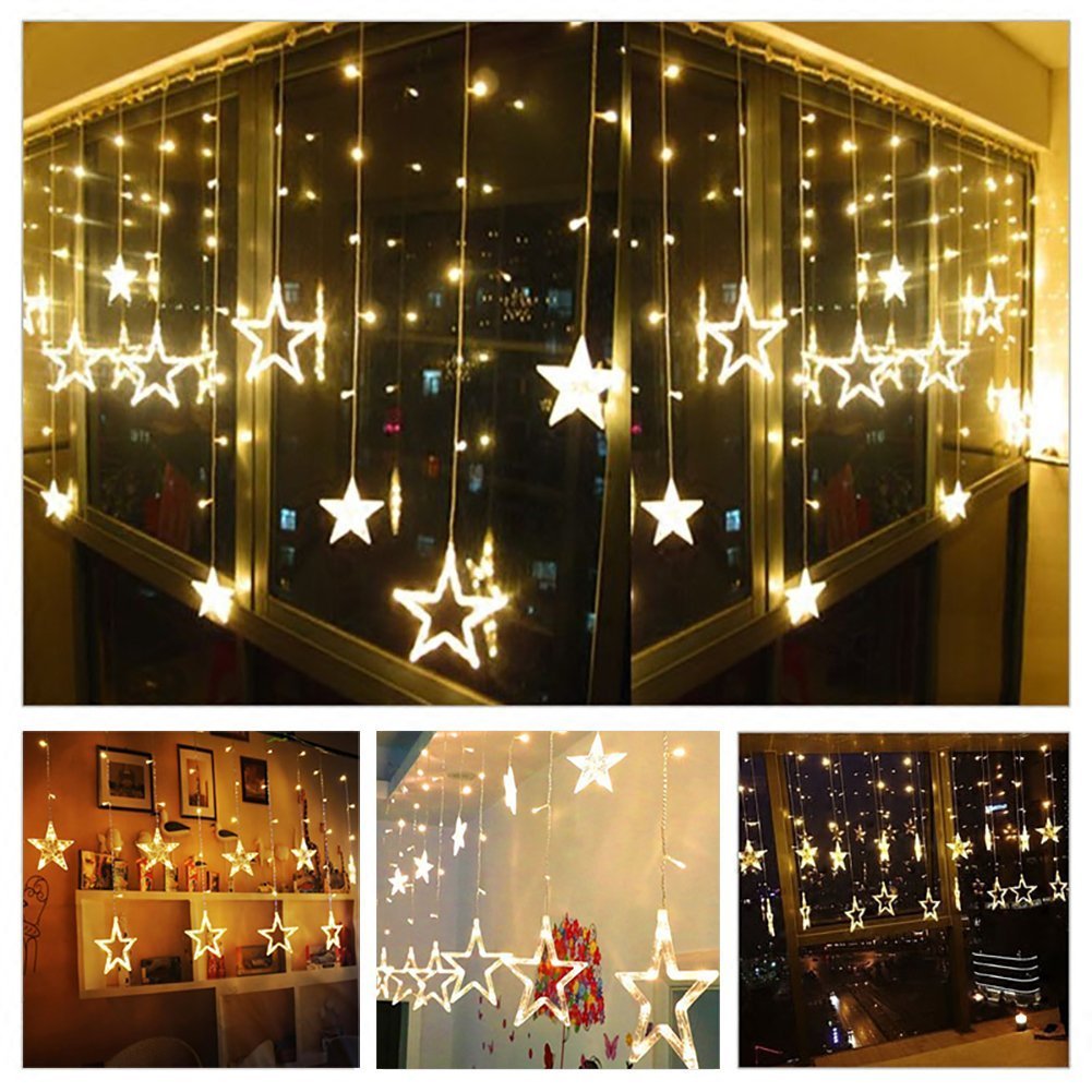 Coral Tree 10 Star Curtain LED Light - Coral Tree 