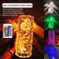 Crystal Table Lamp,16 Colors Changing RGB Touch