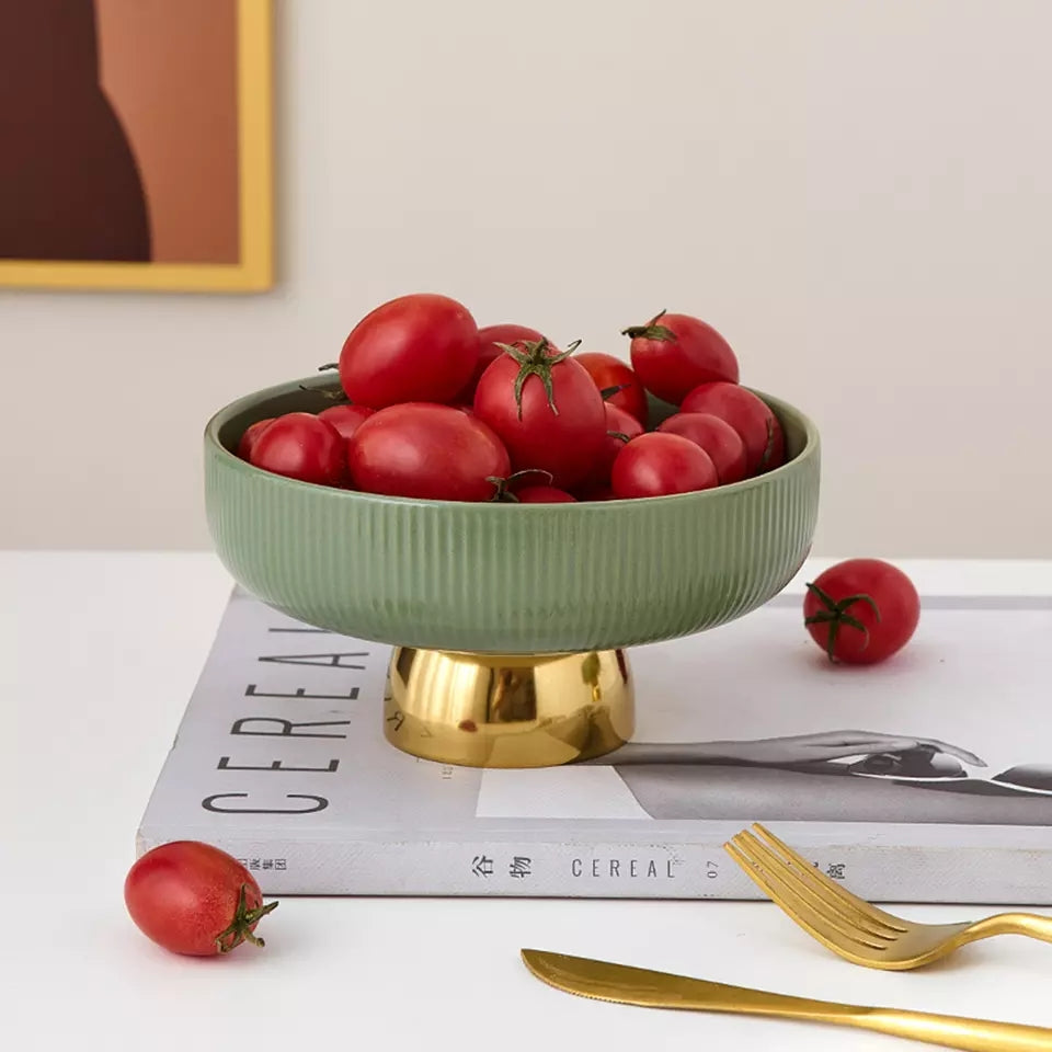 Ceramic fruit bowl decorative table ware