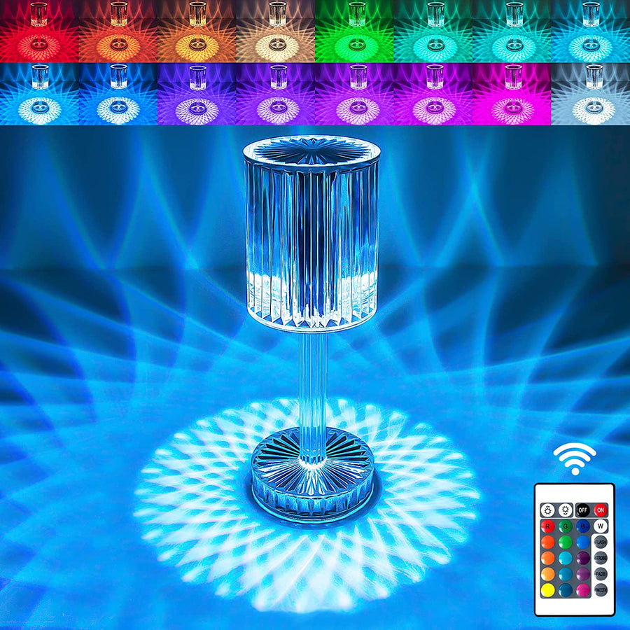 LED Crystal Table Lamp