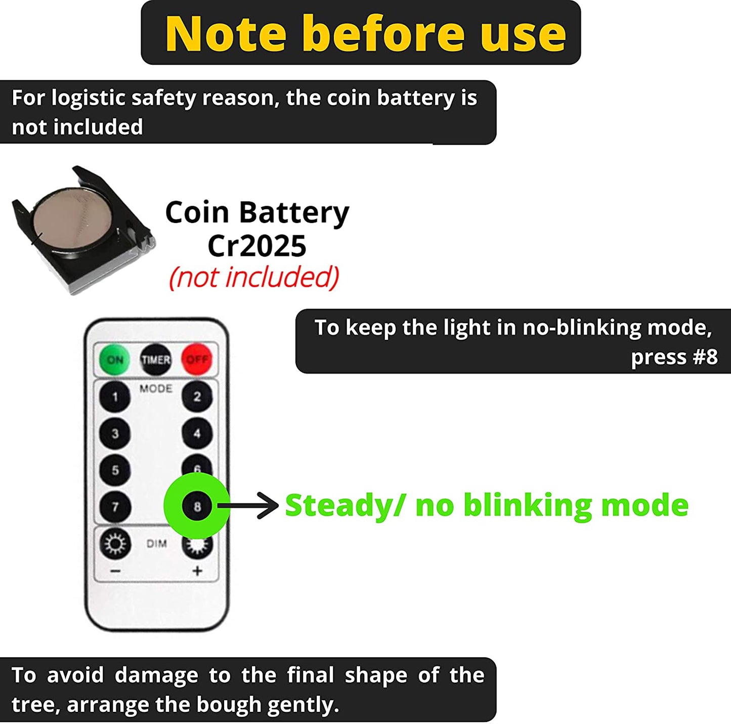 Cherry Blossom Tree Light with Multi-function Remote Control