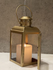 Iron Lanterns and Candle Tealight Holders (Set of 2)