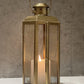 Set of 2 Iron Lantern and Candle Tealight Holder