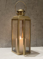 Iron Lanterns and Candle Tealight Holders (Set of 2)