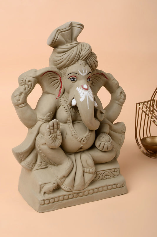 9" Eco-Friendly Ganesh Idol