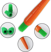 Kitchen Oil Cooking Brush Carrot Style Design (Set of 2)