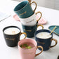 Ceramic Coffee Cup And Saucer Set Milk Tea Mugs - Coral Tree 