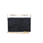 Coral Tree Designer Velvet Box Clutch Crossbody Sling Bag With Metal Specks - Coral Tree 