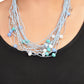 BLUE BEADS NECKLACE WITH PAIR OF EARRINGS - Coral Tree 