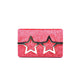 Coral Tree Designer Velvet Box Clutch Crossbody Sling Bag with Metal Star Spects Evening Handbag - Red - Coral Tree 