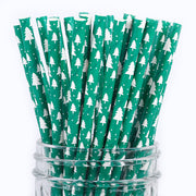 Christmas Theme Paper Straws