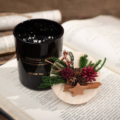 Luxury Dried Flower Cup Scented Candle