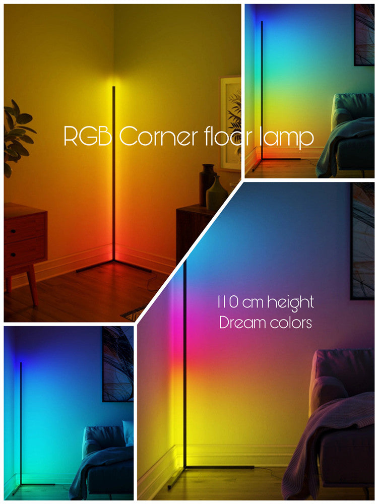 Corner Vertical Floor Lamps with Remote Control - Coral Tree 