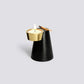 T- Candle Holder in Wood and Brass Stand for Diwali and Home Decoration - Coral Tree 