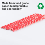 Christmas Theme Paper Straws