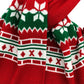 knitted Christmas scarf and cap set- RED