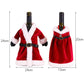 Velvet Dress Christmas wine bottle cover