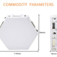 Warm White Hexagon Modular Lamp Touch Sensitive Light Modular Hexagon Panel (Pack 5) - Coral Tree 
