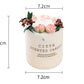 Scented Candle with Dry Flowers