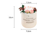Scented Candle with Dry Flowers