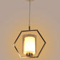 Designer Lighting Glass Metal Pendant Single