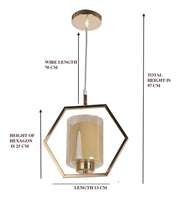 Designer Glass Metal Pendant Lighting
