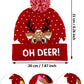 Woolen Christmas Multiple Switching Function LED Caps