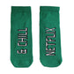NETFLIX & CHILL GREEN SOCKS - Coral Tree 