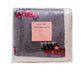 Christmas Truck- Light Grey Red, & Charcoal Green Color Front Cotton Knitted with Sherpa Back Blanket / Throw for Kids - Coral Tree 