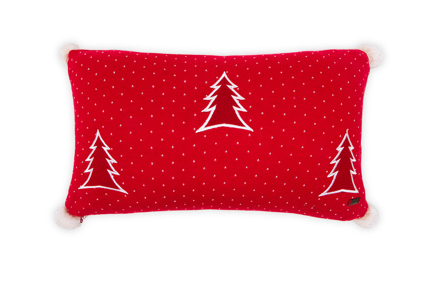 Santa Party Cotton Knitted Cushion Cover Colour (No Fill Inside) - Coral Tree 