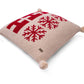 Santa Party Cotton Knitted Cushion Cover Colour (No Fill Inside) - Coral Tree 