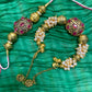 Luminous Floral Bhaiya Bhabhi Rakhi Set